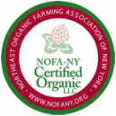 We are certified by NOFA-NY Certified Organic, LLC.